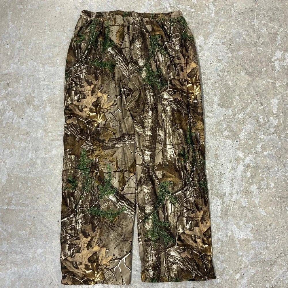 Realtree Camo Pants Mens 2XL Hunting Scent Control‎ Lined Stretch Outdoors